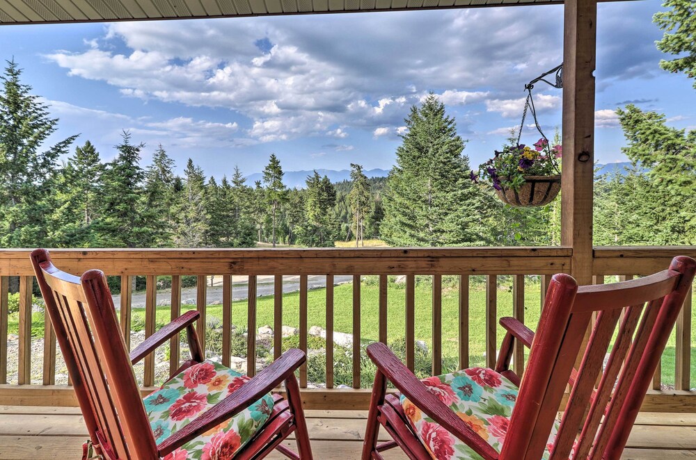 NEW! Secluded 5-Acre Kalispell Home w/ Deck & View