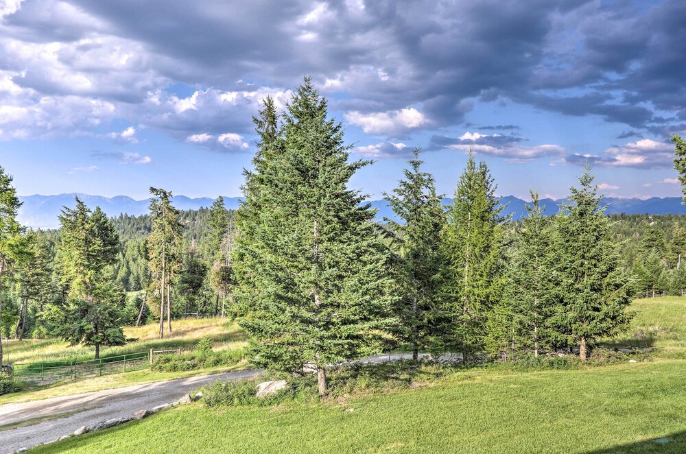 NEW! Secluded 5-Acre Kalispell Home w/ Deck & View