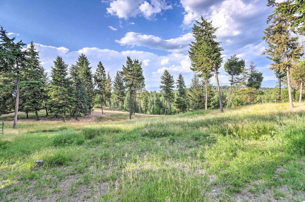 NEW! Secluded 5-Acre Kalispell Home w/ Deck & View