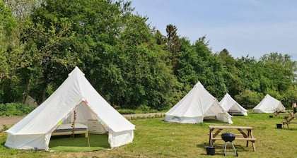 The Elm Tent 4 Persons Glamping in Woodlands