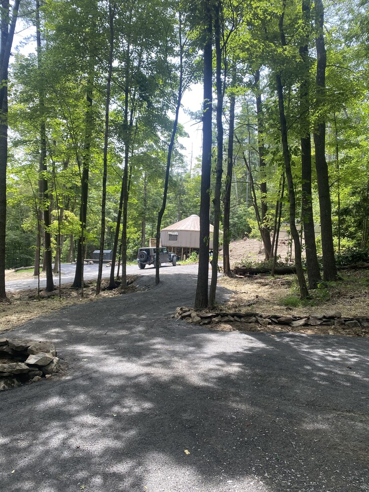 Private off grid yurt