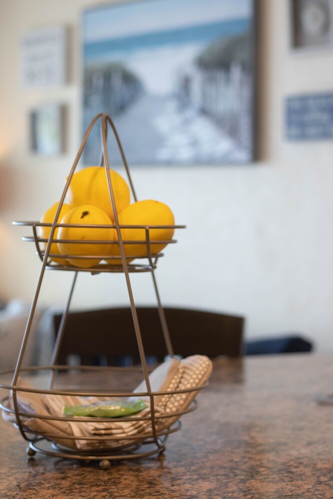 Waterfront condo with sunset views of Tampa Bay.