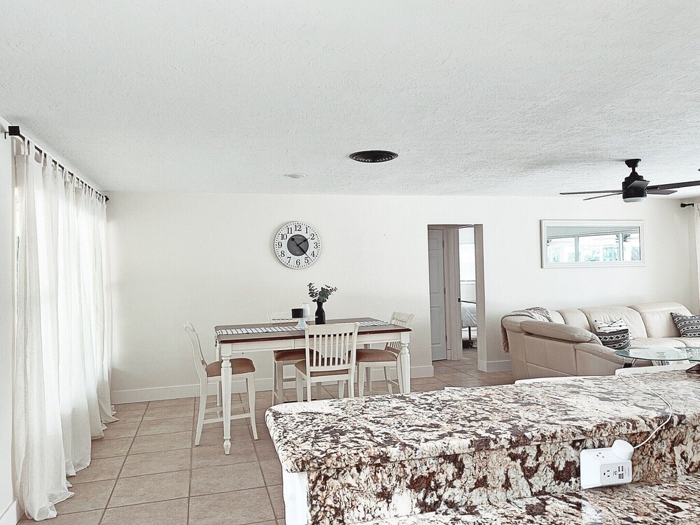 Waterfront villa with pool sleeps 8 South Patrick Shores Vrbo