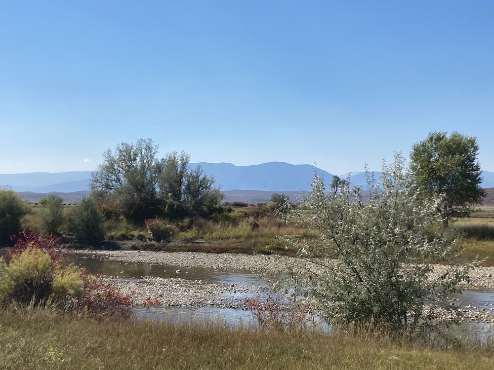 Bridger Canvas Cabins wall tents on the Clarks Fork of the