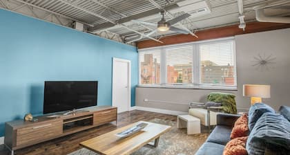 Greensboro Modern Condo with Industrial Design and Comfort of a Home
