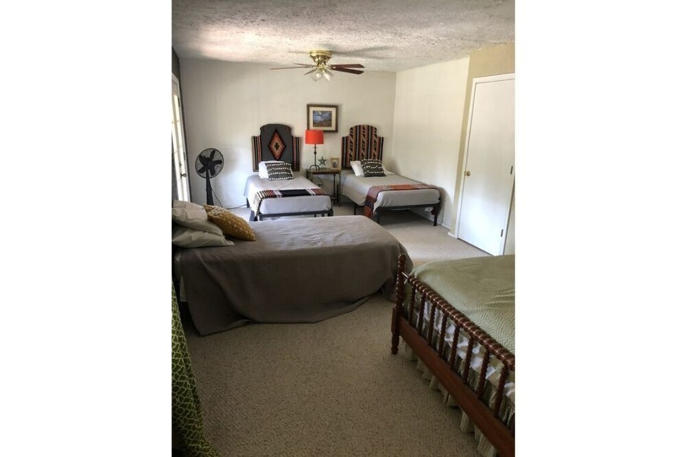 Beautiful home in a private country setting overlooking the San Saba