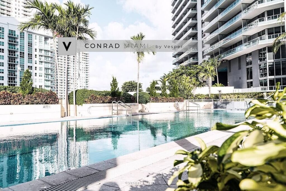 Vesper | Conrad Miami | Chic Condo + Pool + Gym