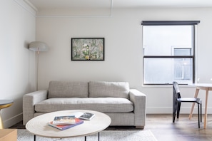 Apartment, 1 Bedroom | Blackout drapes, iron/ironing board, cribs/infant beds, free WiFi
