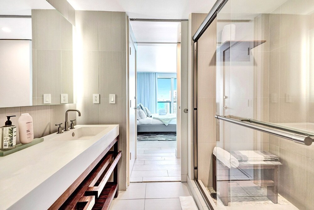 Bathroom, Penthouse: 2 Bedroom, 2 Bath Luxury Suite at the W Hotel