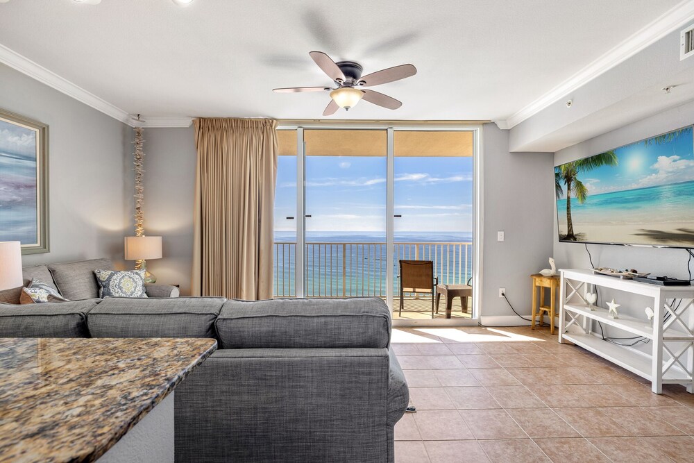 Tidewater 1610---Beautiful View! Beachfront Includes Beach Chairs and Umbrella