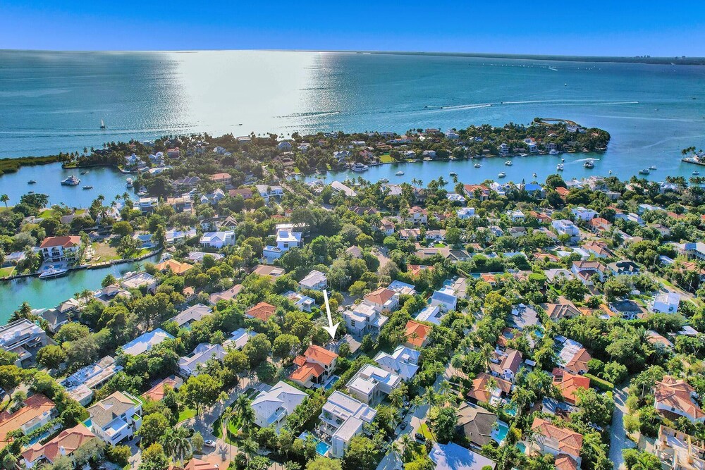 Key Biscayne 4BR 2BA Home just steps to the Beach