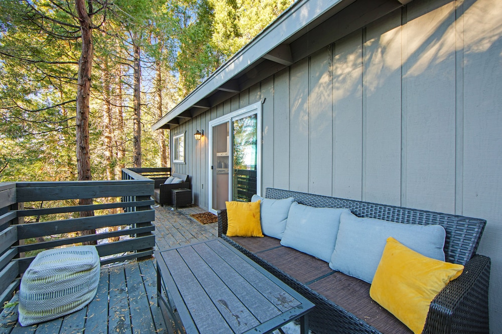 Colorful, Updated Home with WiFi & Wood-Burning Fireplace in a Lovely Setting