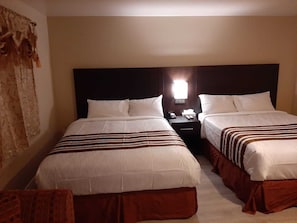 Comfort Room, 2 Queen Beds, Non Smoking, Lake View | Iron/ironing board, free WiFi, bed sheets