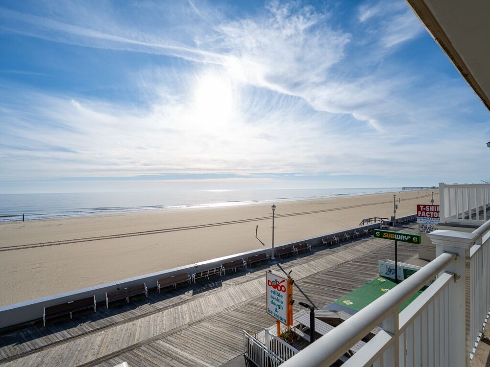 The best of the best! Beautiful,  oceanfront, on the boardwalk with a pool
