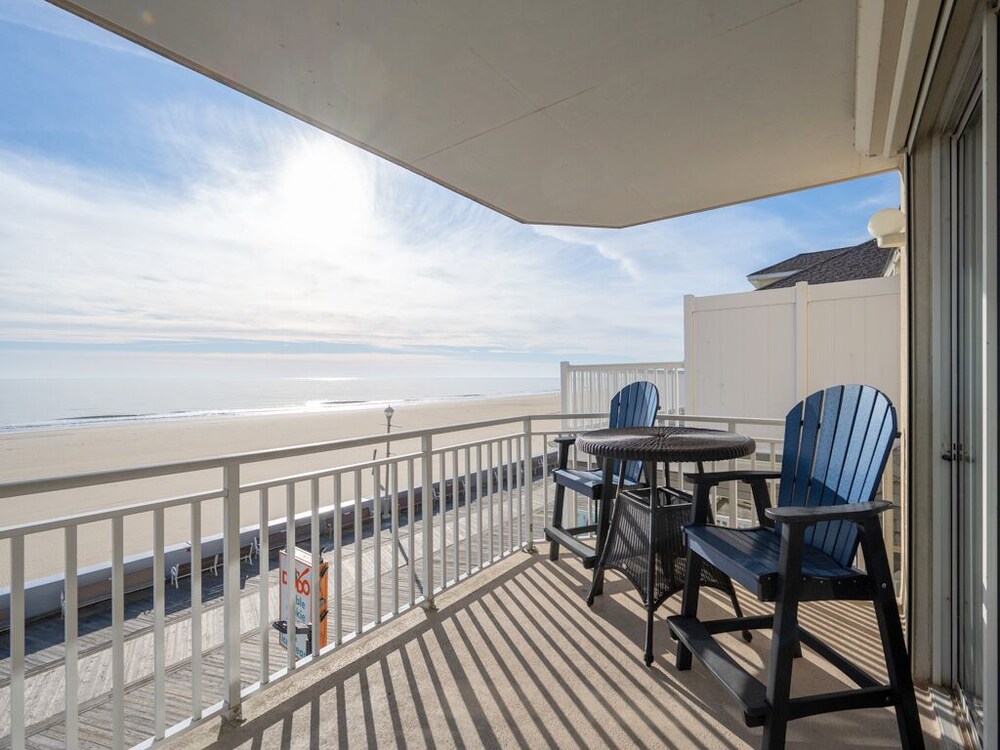 The best of the best! Beautiful,  oceanfront, on the boardwalk with a pool