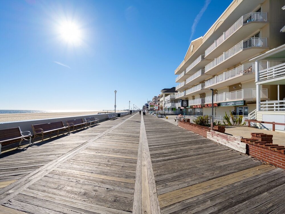 The best of the best! Beautiful,  oceanfront, on the boardwalk with a pool