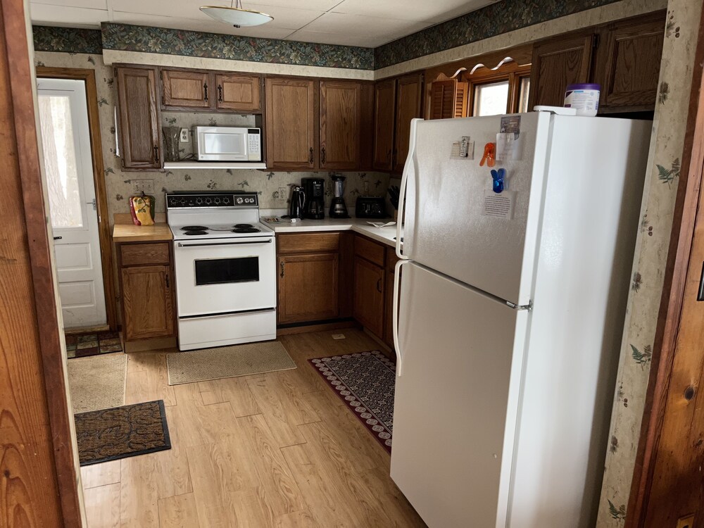 Lake Cottage with Great View and 100' Beachfront; Pontoon boat