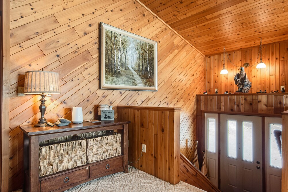 Fantastic waterfront abode with wraparound deck, dock, & WiFi dog