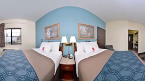 Desk, iron/ironing board, rollaway beds, free WiFi