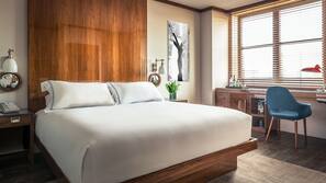 Egyptian cotton sheets, premium bedding, pillowtop beds, minibar