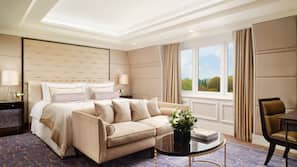 Egyptian cotton sheets, premium bedding, down duvet, Select Comfort beds