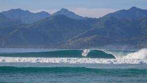 Private beach, white sand, beach cabanas, sun loungers