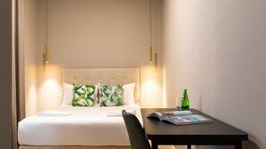 Blackout curtains, iron/ironing board, rollaway beds, free WiFi