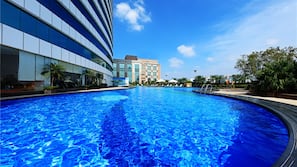 Indoor pool, outdoor pool