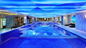 Indoor pool, outdoor pool