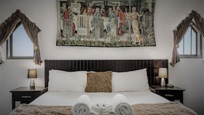 Premium bedding, pillow top beds, minibar, desk