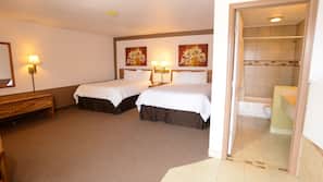 Memory foam beds, desk, free WiFi, wheelchair access
