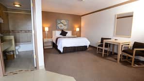 Memory foam beds, desk, free WiFi, wheelchair access