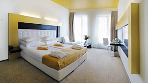 Biancheria da letto di alta qualità, minibar, una cassaforte in camera
