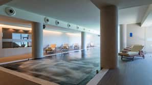 Indoor pool, outdoor pool