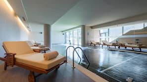 Indoor pool, outdoor pool