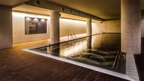 Indoor pool, outdoor pool