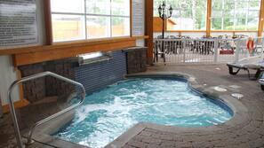 Indoor spa bath