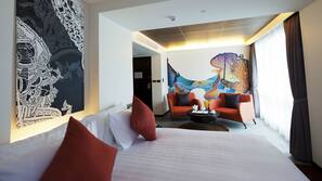 Premium bedding, minibar, in-room safe, desk