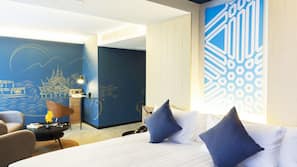 Premium bedding, minibar, in-room safe, desk