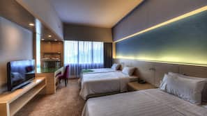 In-room safe, free cribs/infant beds, linens, wheelchair access