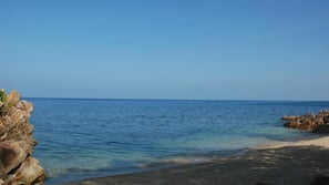 Plage privée, sable blanc
