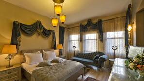 Premium bedding, minibar, in-room safe, desk