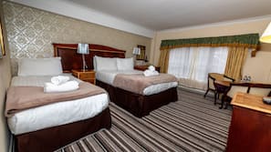 In-room safe, desk, blackout curtains, iron/ironing board