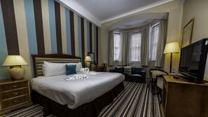 In-room safe, desk, blackout curtains, iron/ironing board