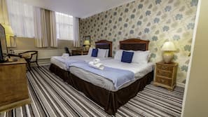 In-room safe, desk, blackout curtains, iron/ironing board