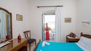 Blackout drapes, soundproofing, iron/ironing board