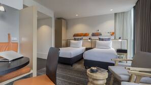 In-room safe, blackout curtains, iron/ironing board, free WiFi