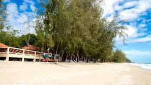 Private beach