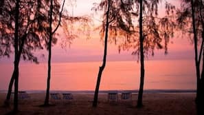 Private beach