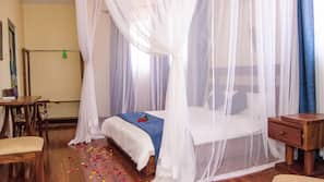 Ropa de cama de alta calidad, minibar, caja fuerte